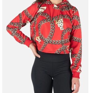 Nike Women’s Sportswear Icon Clash Crop Top Hoodie